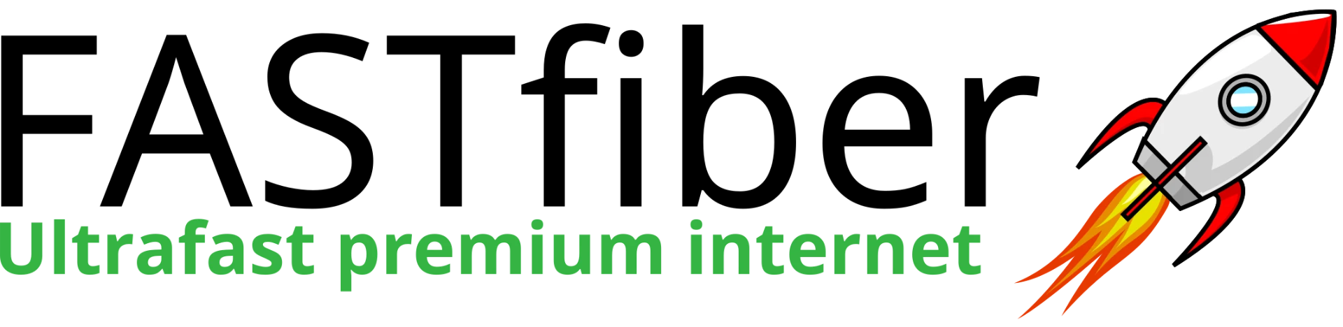 Logo FastFiber — Ultrafast premium internet